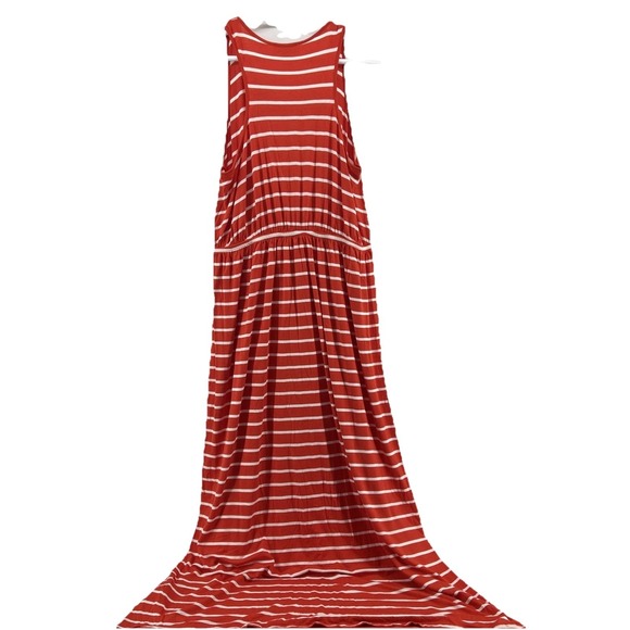 Forever 21 Maxi Dress Linen Women's 2X  XXL Plus Coastal Casual Beachy Vacation - Picture 6 of 11